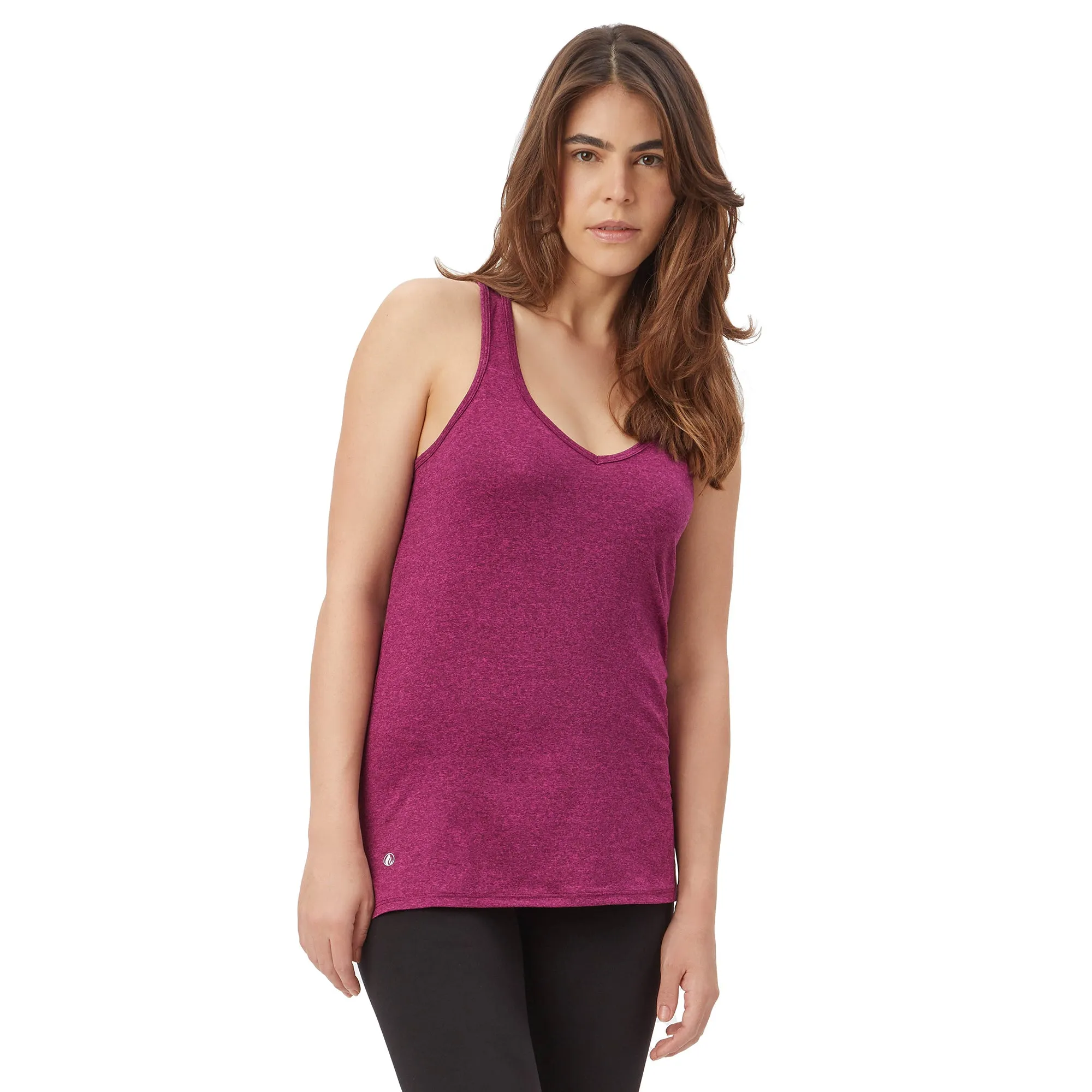 Milk & Fire Hidden Zipper Nursing Athletic Tank Top - Magenta