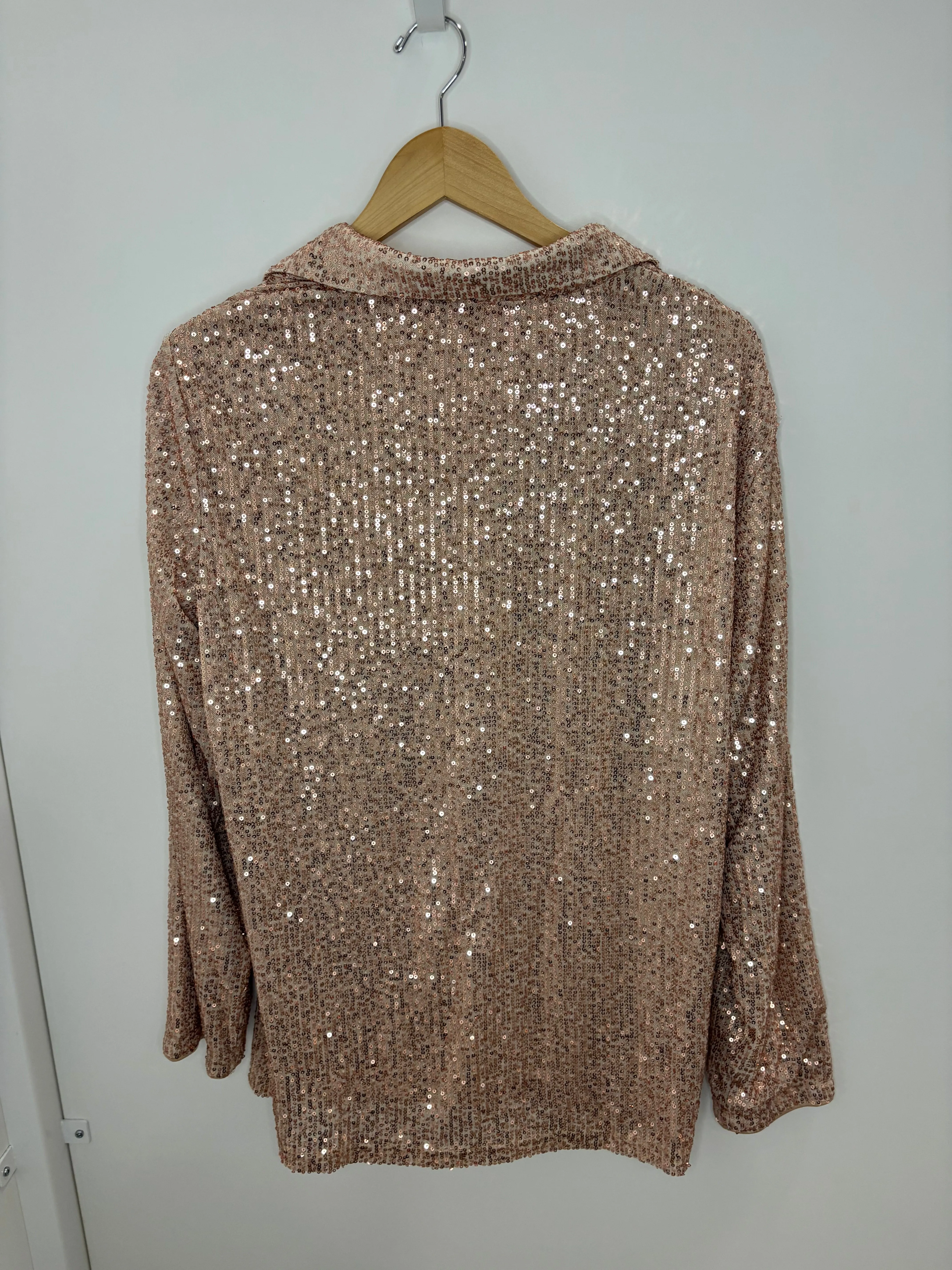 MISFIT ITEM - The Rose Gold Button Shirt // Size M