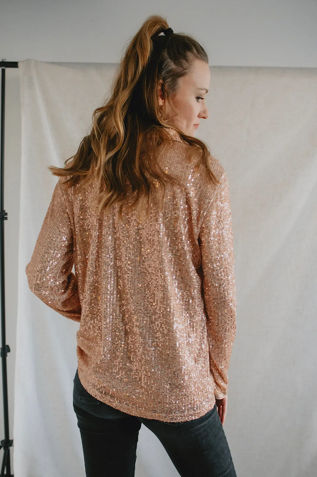 MISFIT ITEM - The Rose Gold Button Shirt // Size M