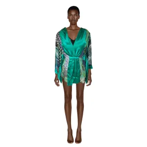 MISSONI Emerald Chiffon Top | Size S