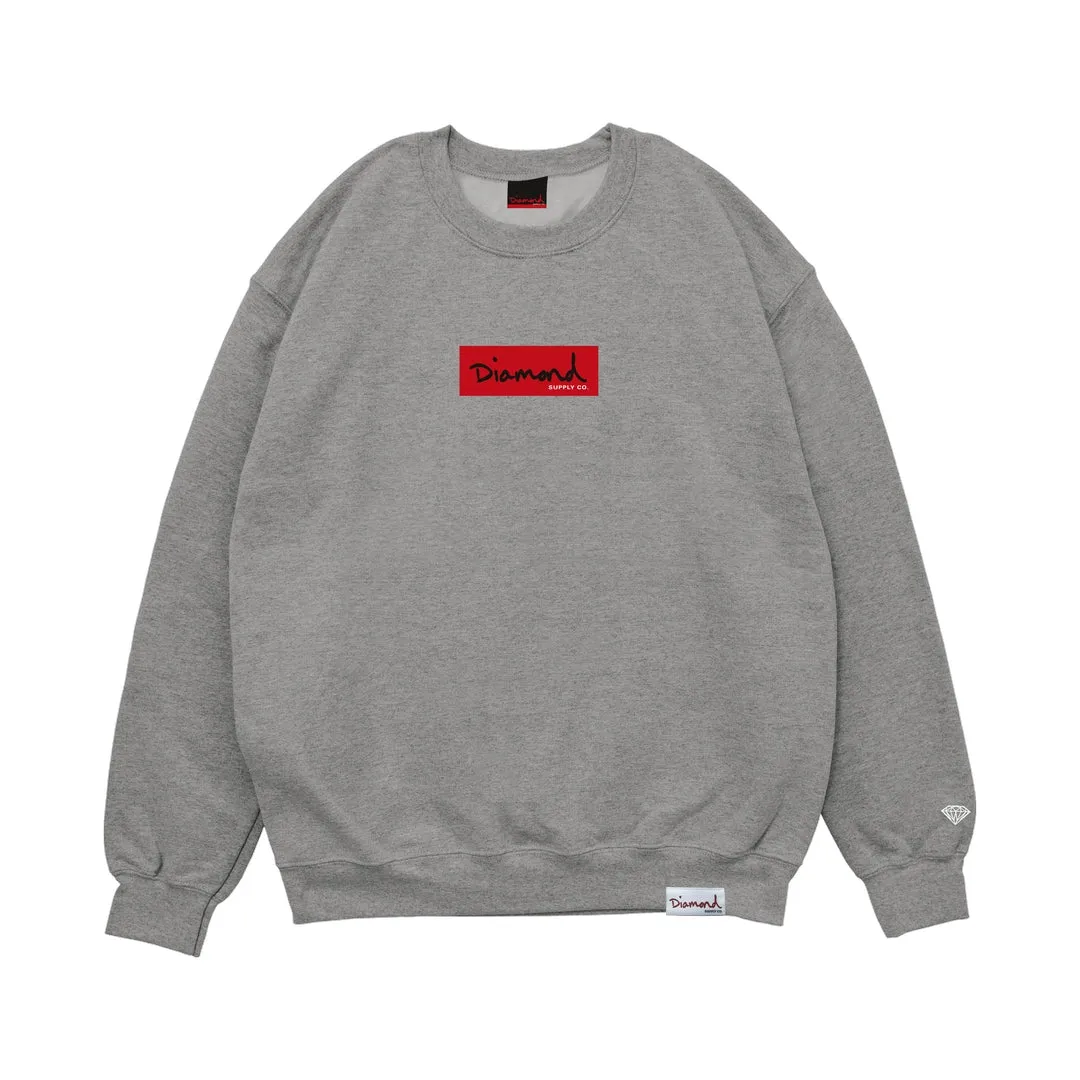 Moletom Diamond Box Logo Crewneck