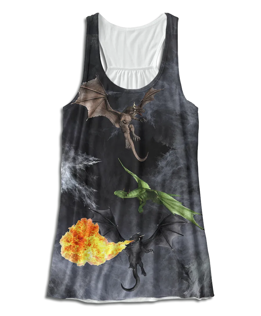 Mother of Dragons Flowy Racerback Tank Top