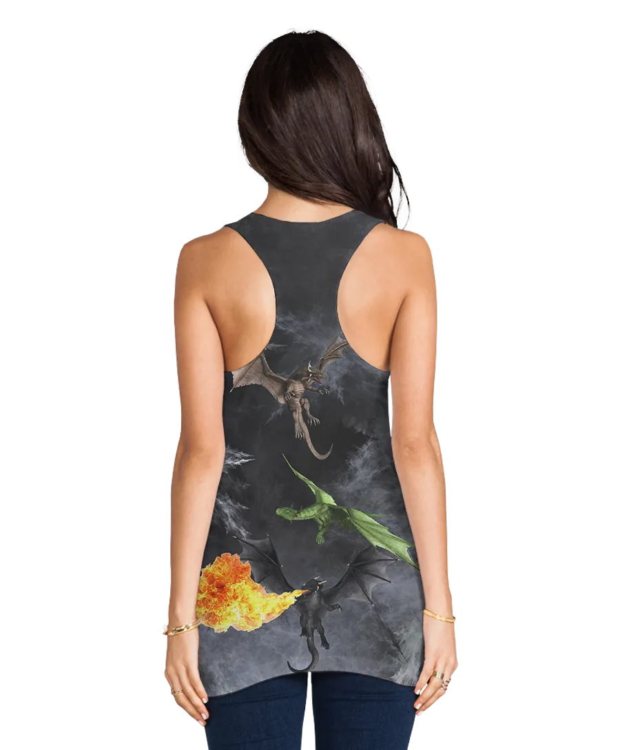 Mother of Dragons Flowy Racerback Tank Top