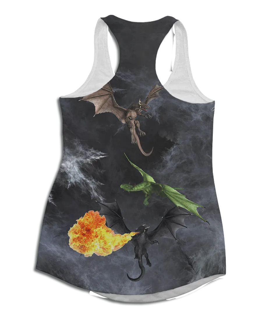 Mother of Dragons Flowy Racerback Tank Top