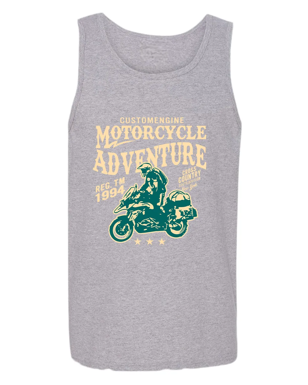 Motorcycle adventure cross country tank top