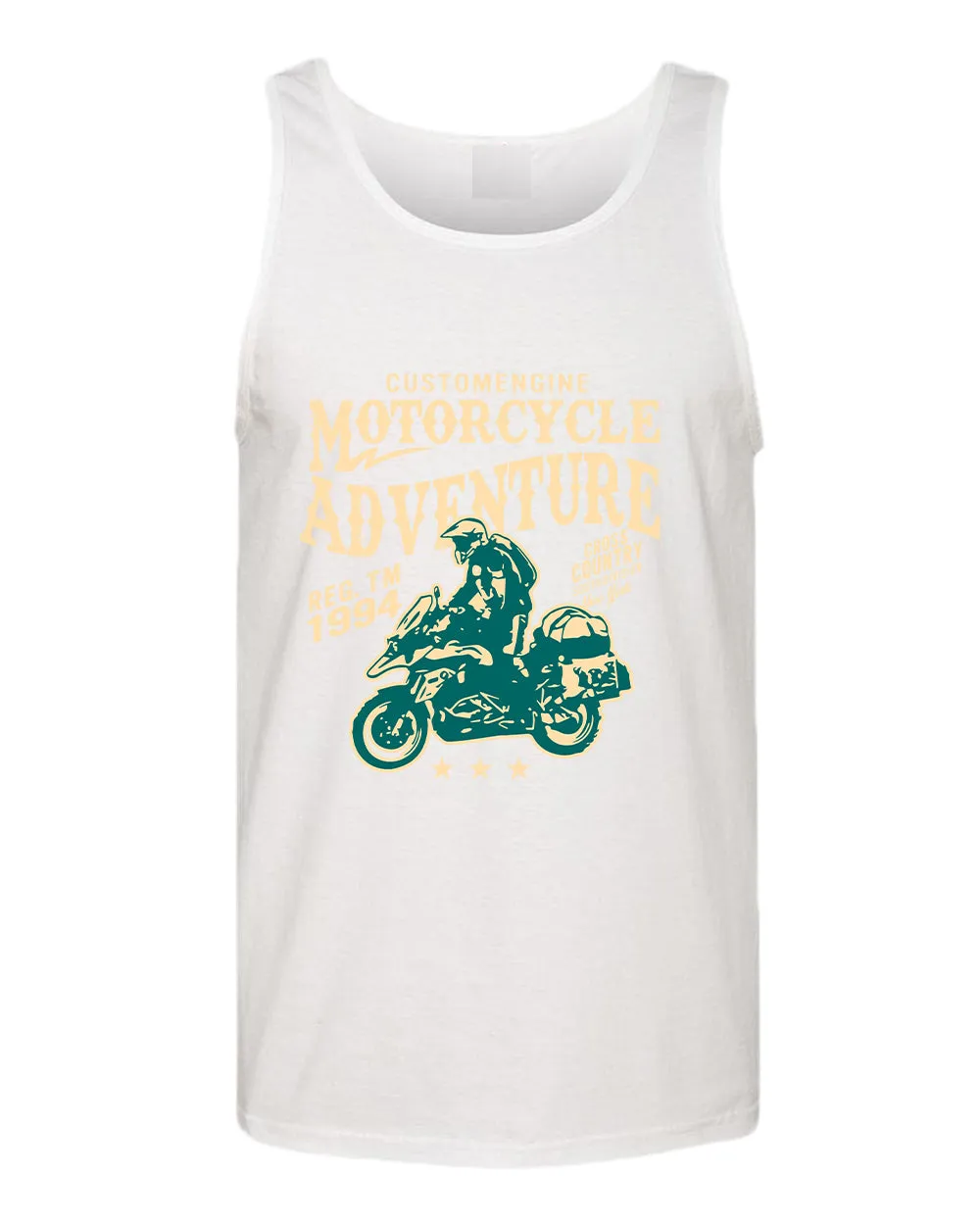 Motorcycle adventure cross country tank top