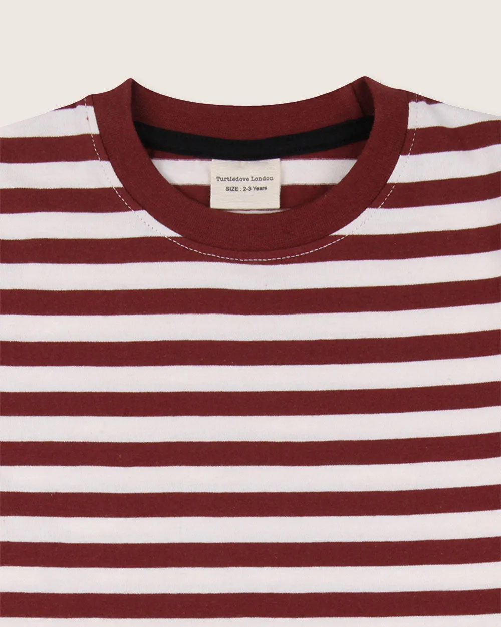 Multicolour Stripe And Plain T-Shirt - 2 Pack