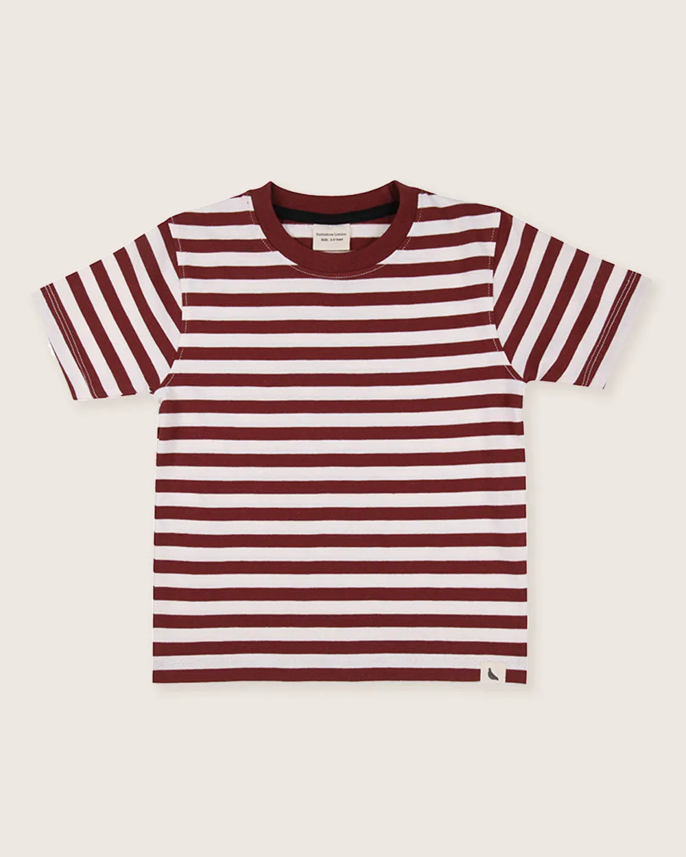 Multicolour Stripe And Plain T-Shirt - 2 Pack