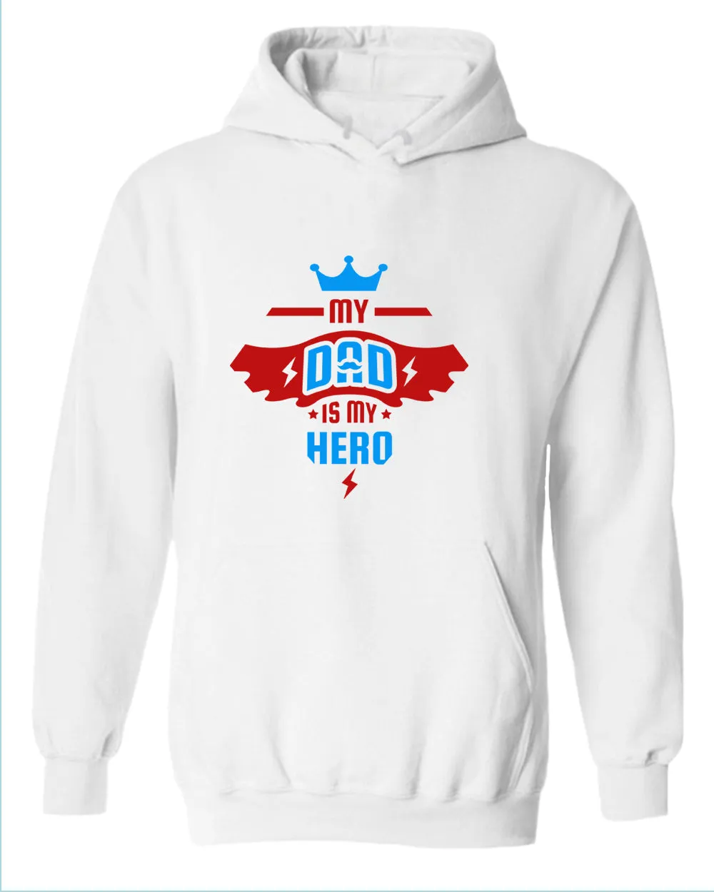 My dad is my hero hoodie, father's day hoodie