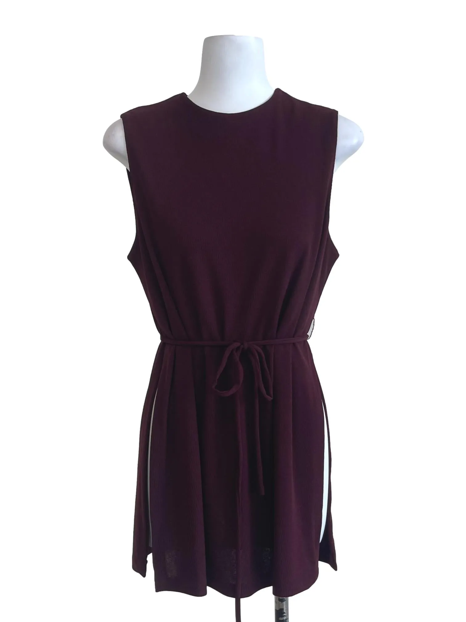 Navy Blue Plain Long Tee Top