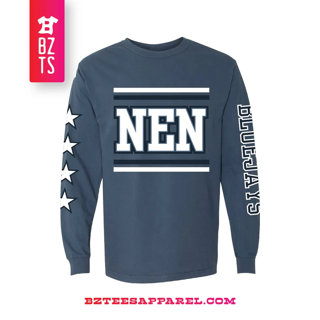 NEN Bluejays Long Sleeve (Tee or Sweatshirt)