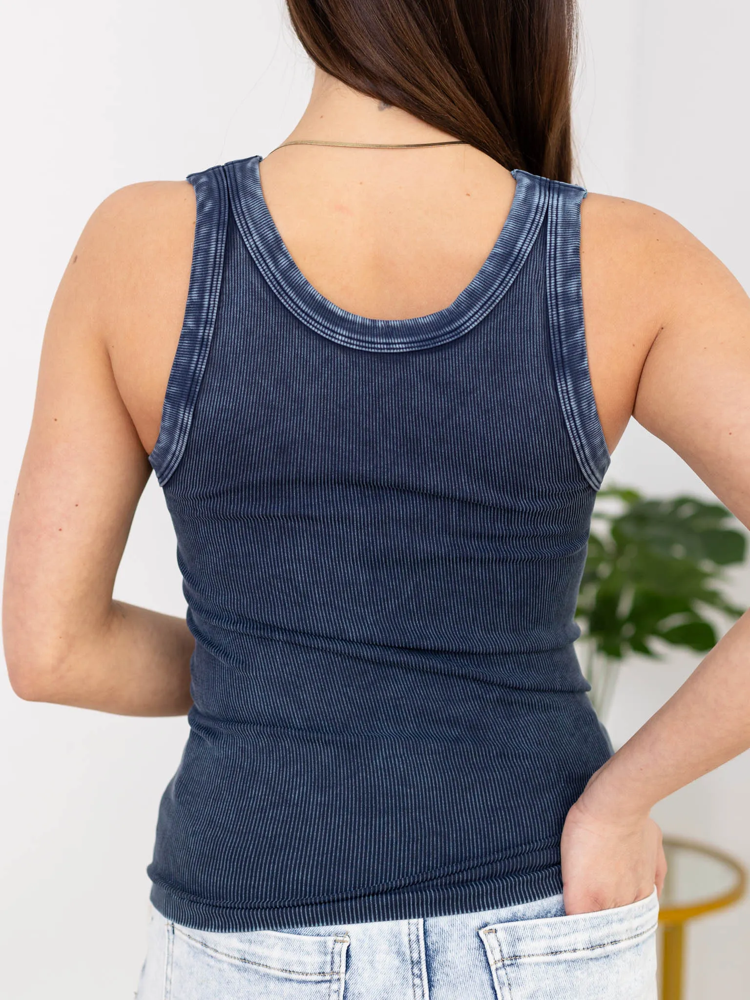 NIKIBIKI Vintage Reversible Ribbed Tank