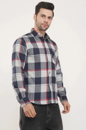 Noble Fit | Blue & Red Oxford Checkered Shirt