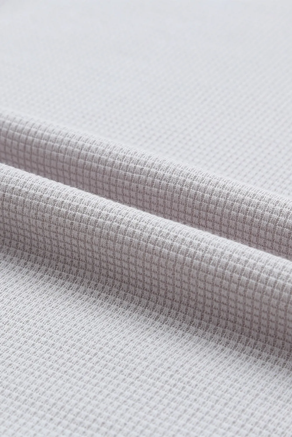 Notched Eyelet Thermal Knit Tank