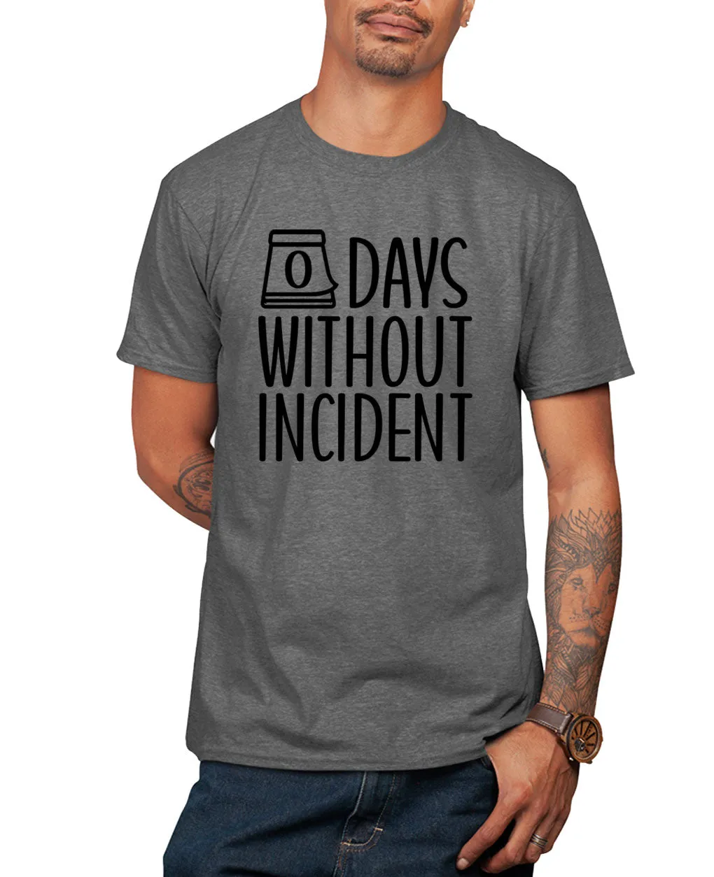 O days without sarcasm t-shirt, funny novelty t-shirt