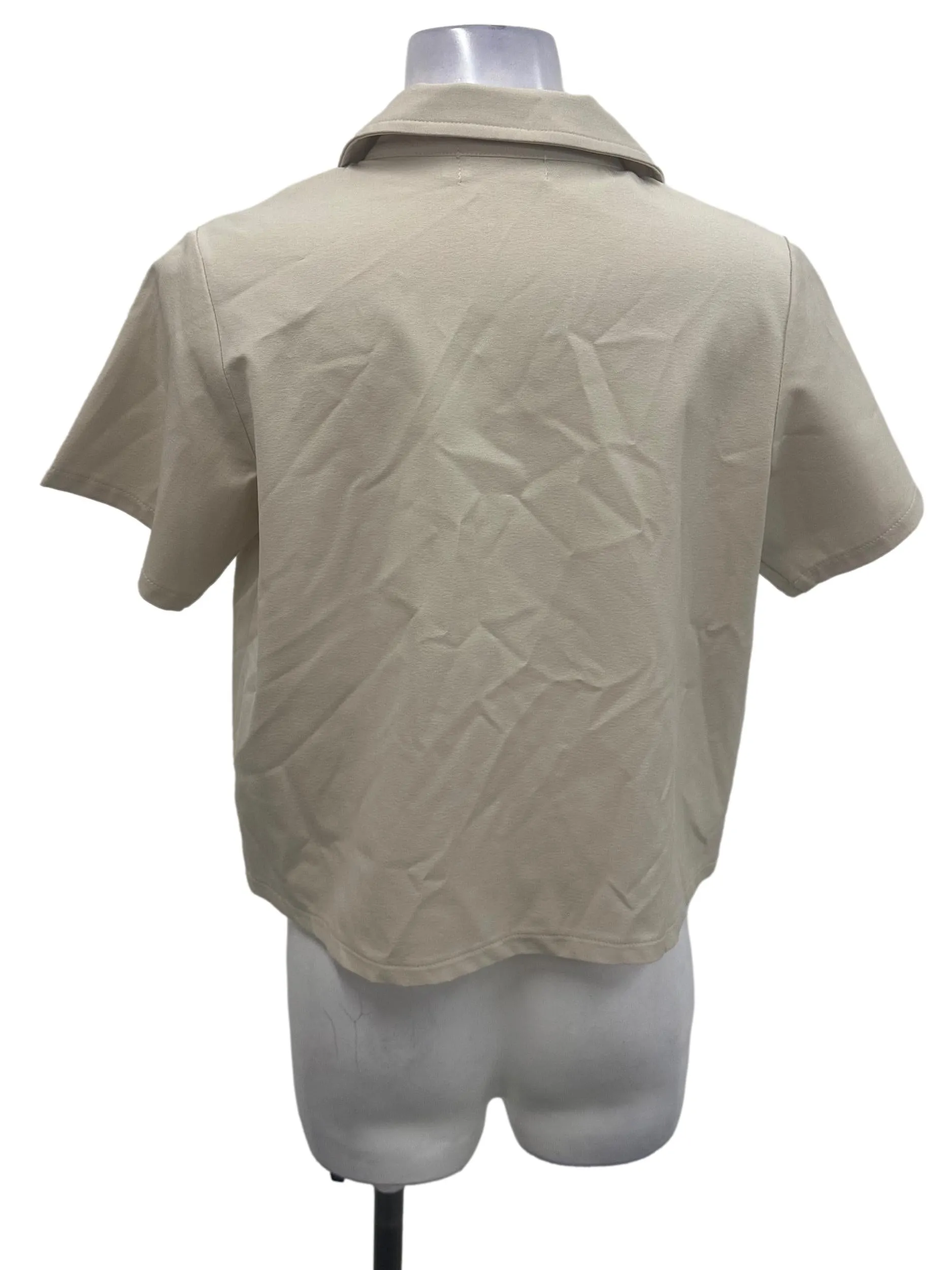 Oat Button Down Shirt