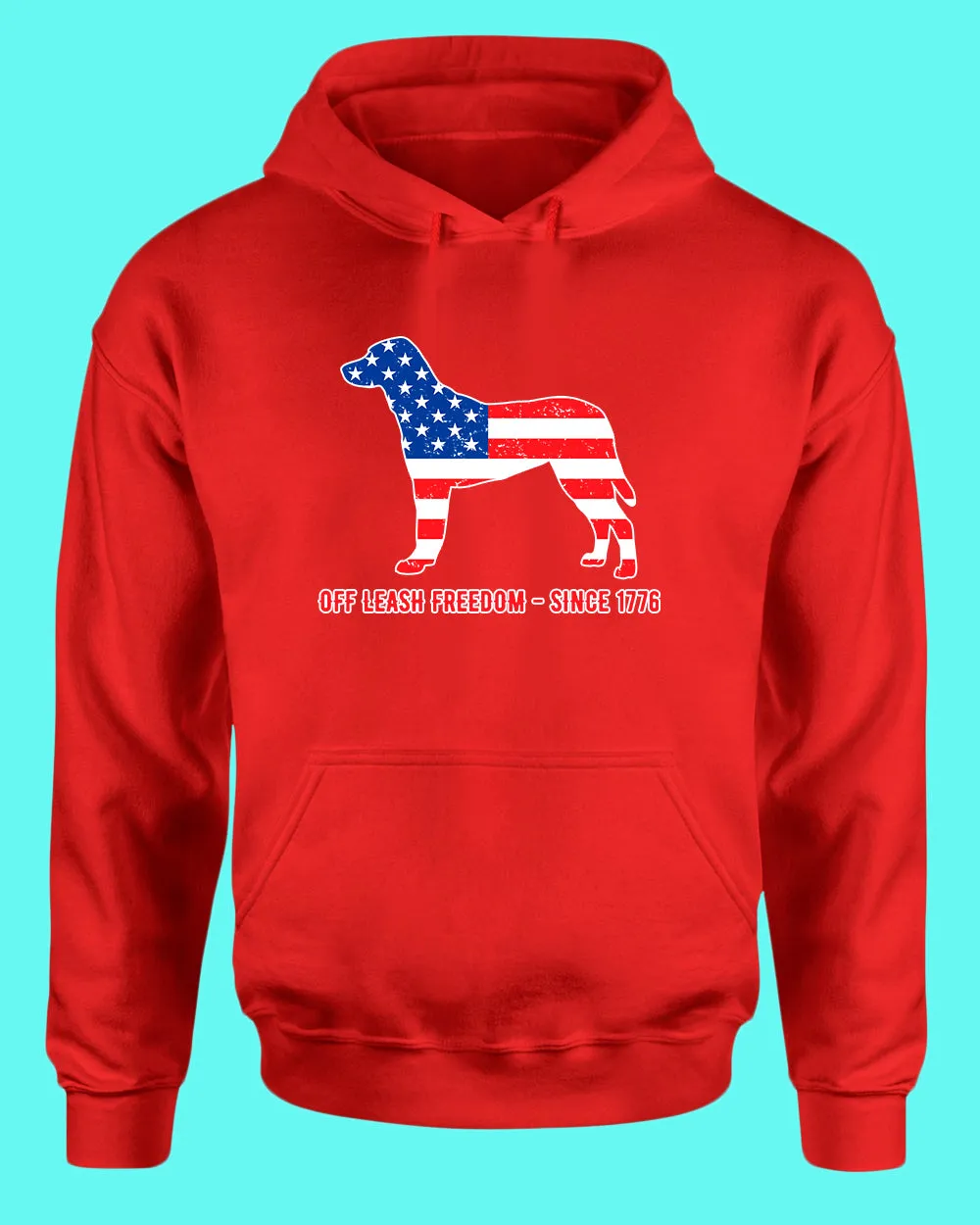 Off Leash freedom since 1776 hoodie