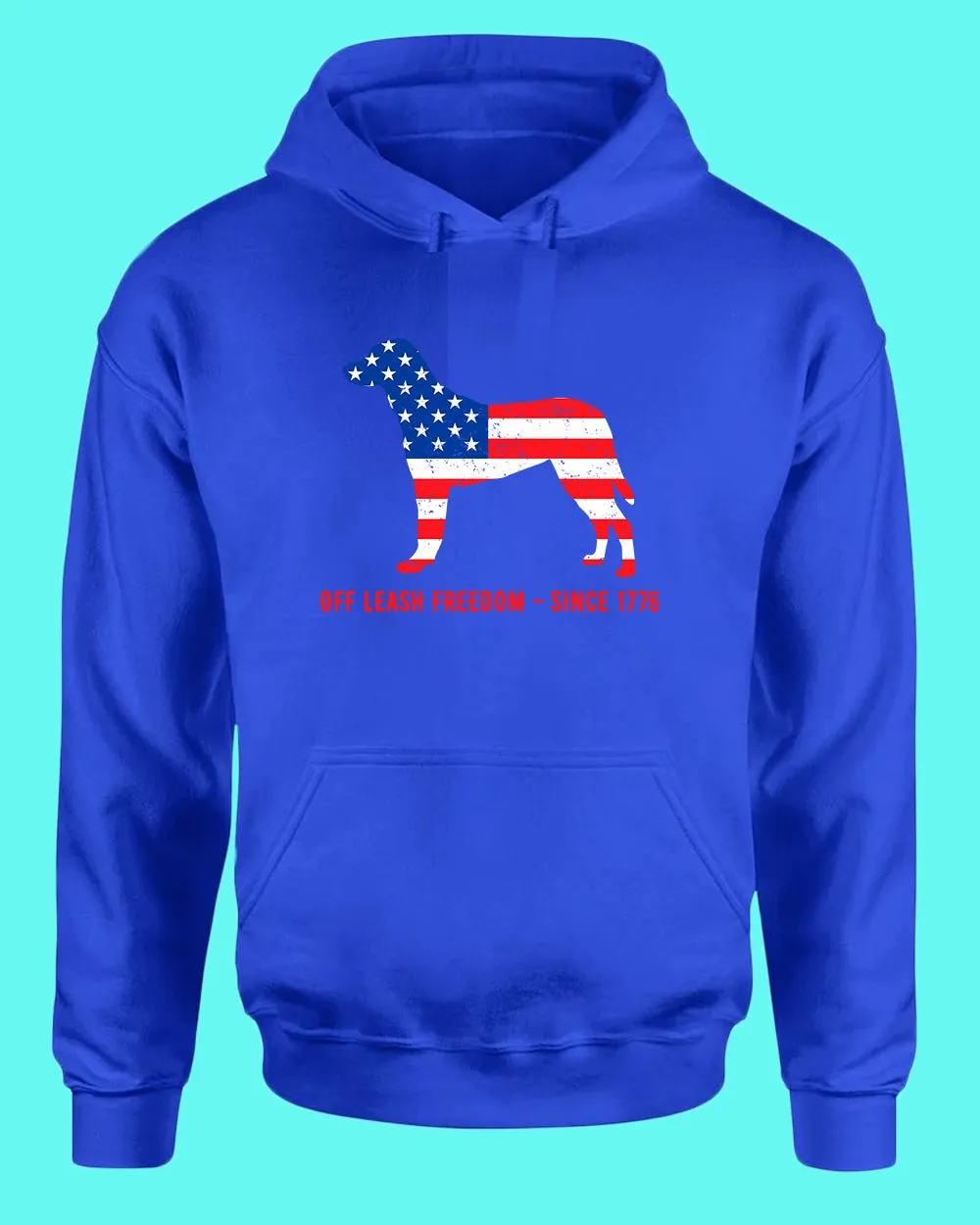 Off Leash freedom since 1776 hoodie