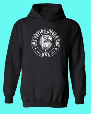 One Nation Under God 1776 hoodie