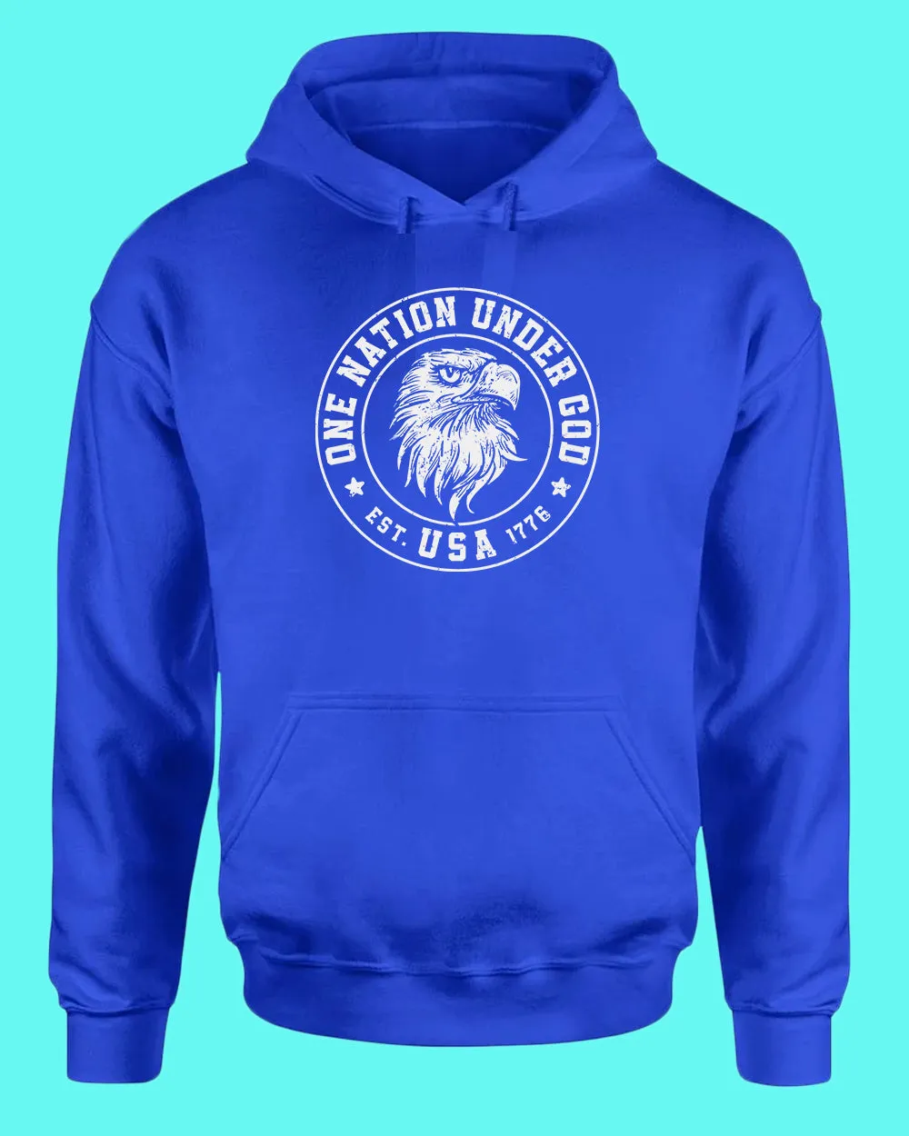 One Nation Under God 1776 hoodie