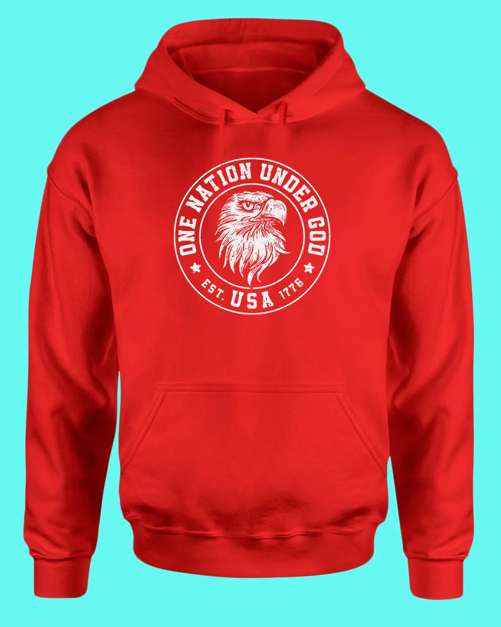 One Nation Under God 1776 hoodie