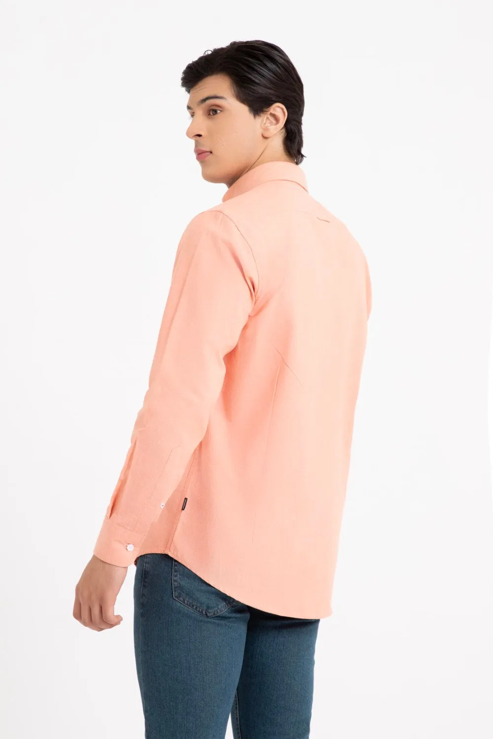 Orange Casual Shirt