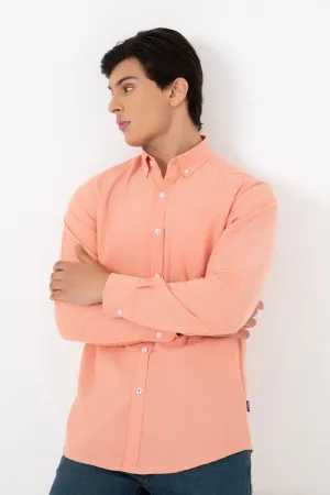 Orange Casual Shirt
