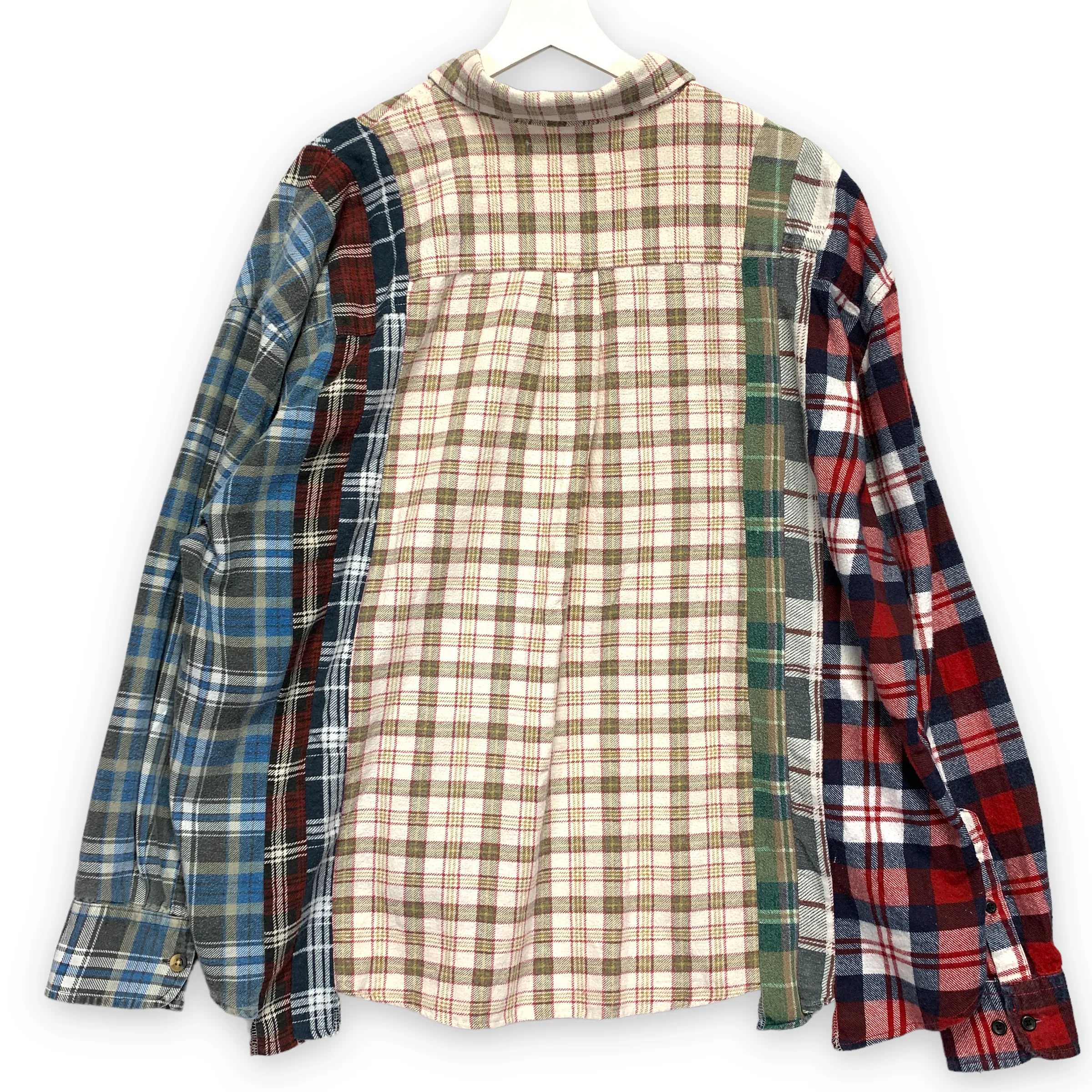 [OS] Needles Rebuild 7 Cut Oversized Flannel Shirt