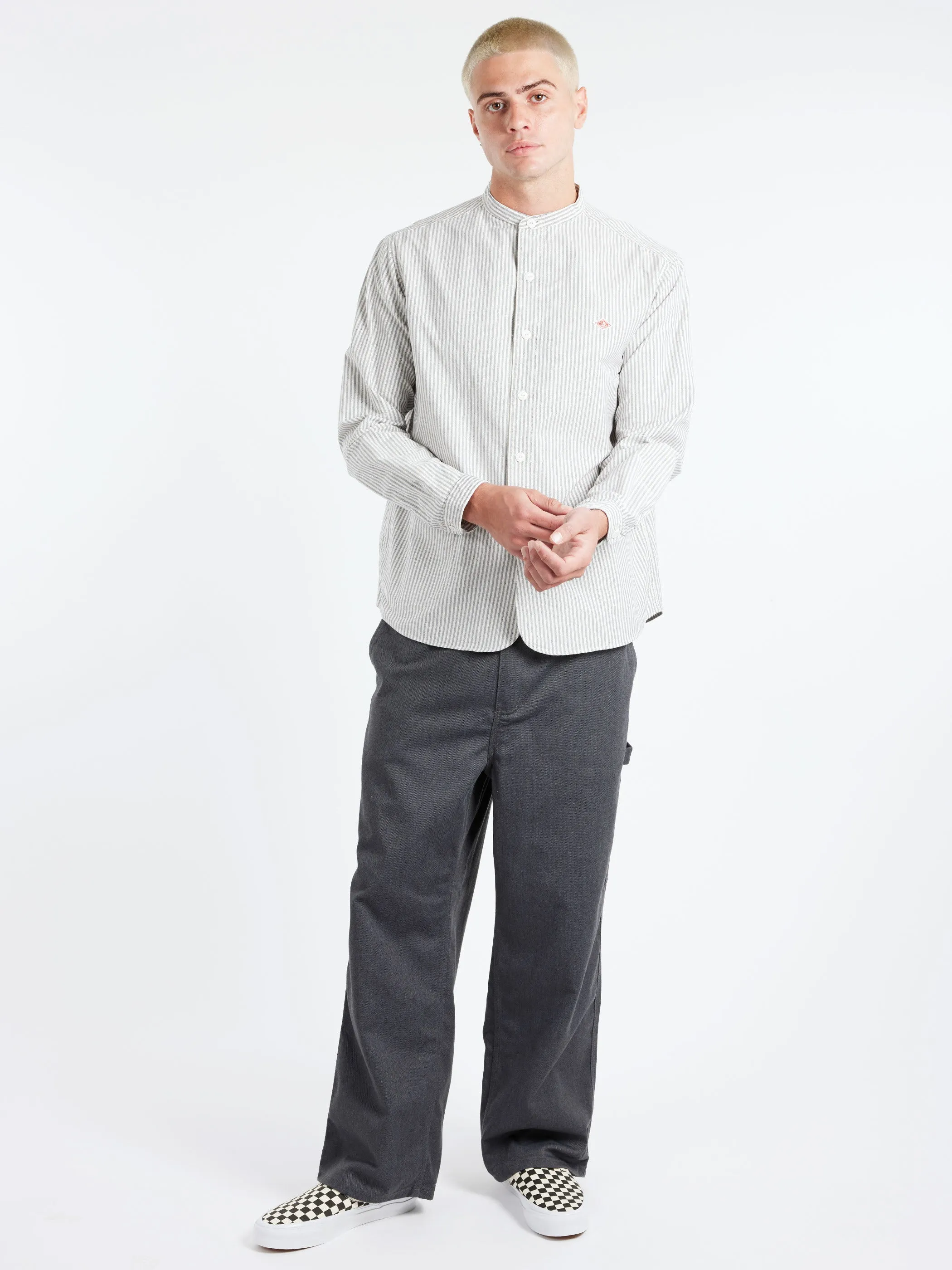 Oxford Band Collar L/S Shirt