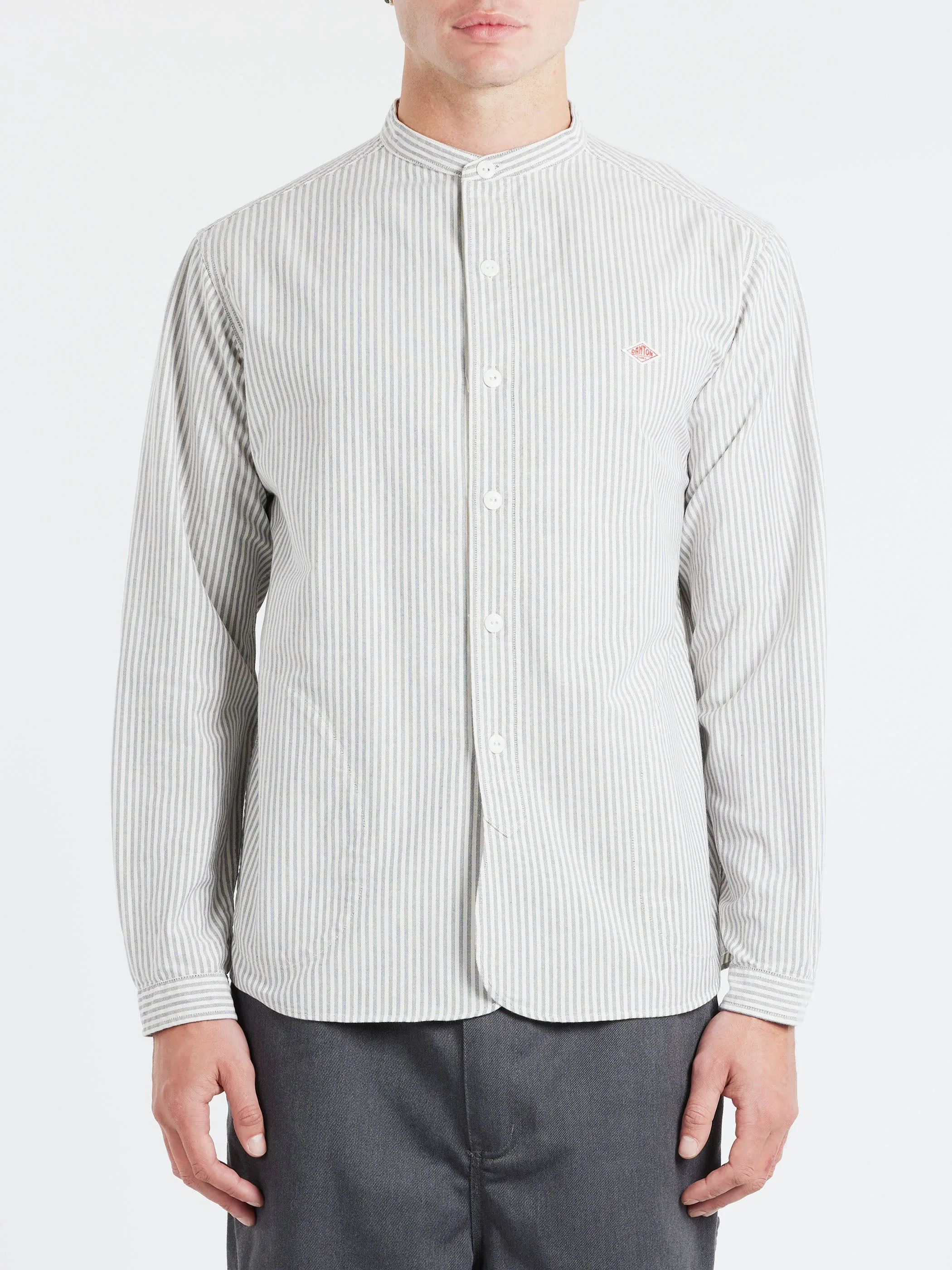 Oxford Band Collar L/S Shirt