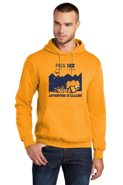 PACK 122 COTTON YOUTH AND ADULT HOODED SWEATSHIRT