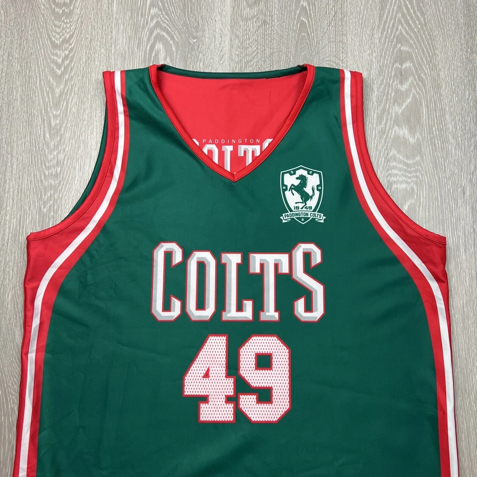 Paddington Colts Sports ClubeMens Reversible Tank Top Singlet Size XL