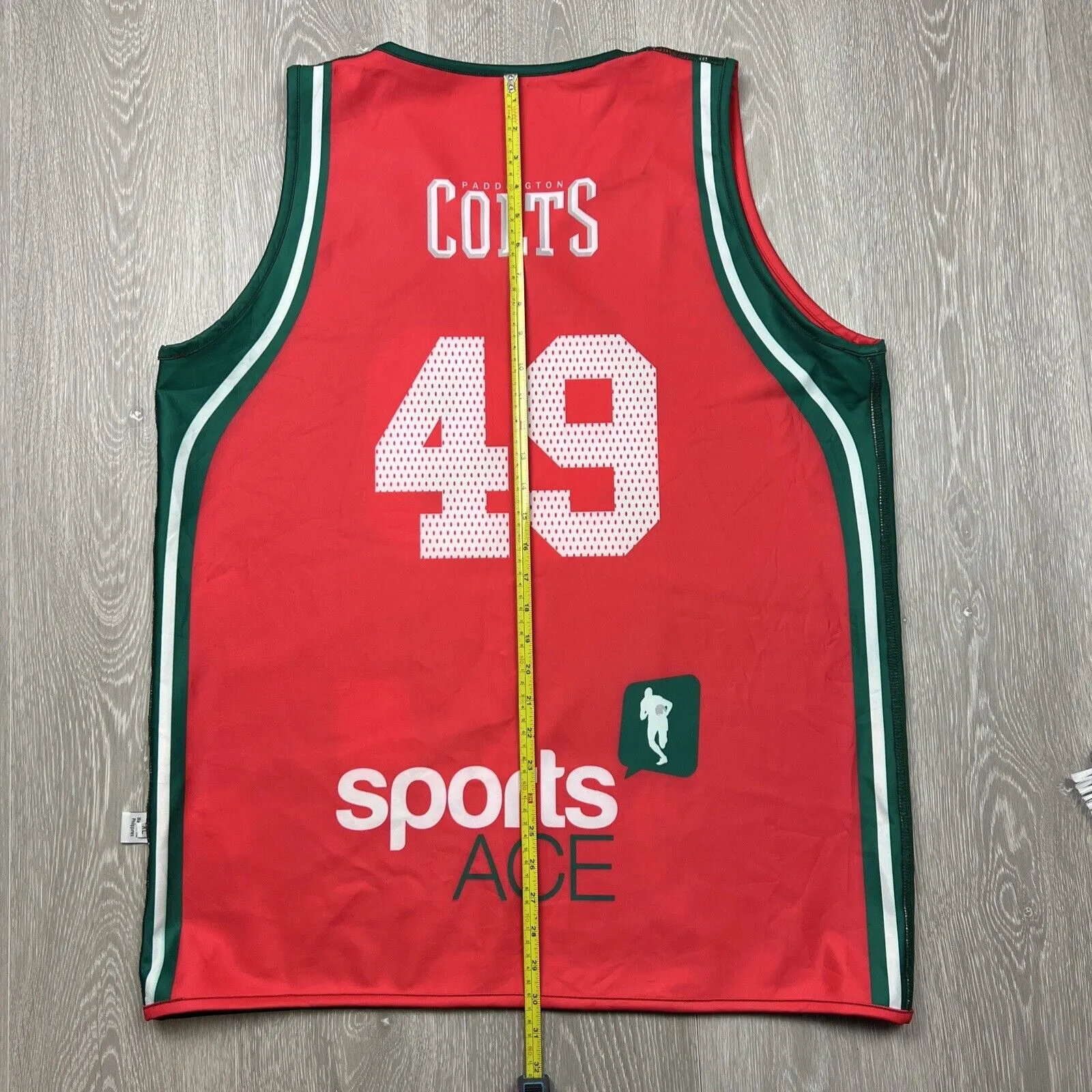 Paddington Colts Sports ClubeMens Reversible Tank Top Singlet Size XL