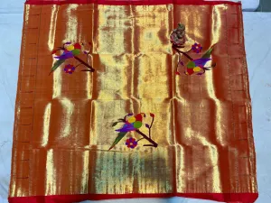 Paithani blouse | Indian Saree blouse | Paithani Saree blouse | designer blouse | Paithani blouse fabric| Pure handloom| HoneyBee Handlooms