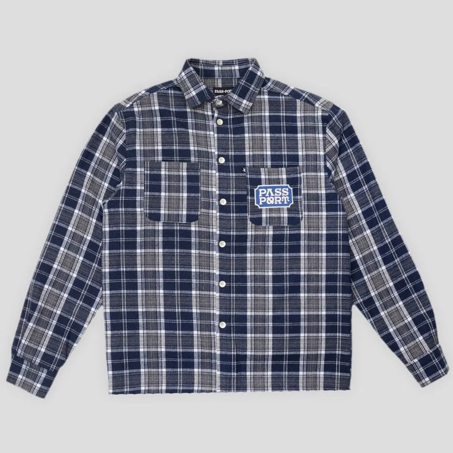 Passport Yearbook Logo Workers Flannel Shirt