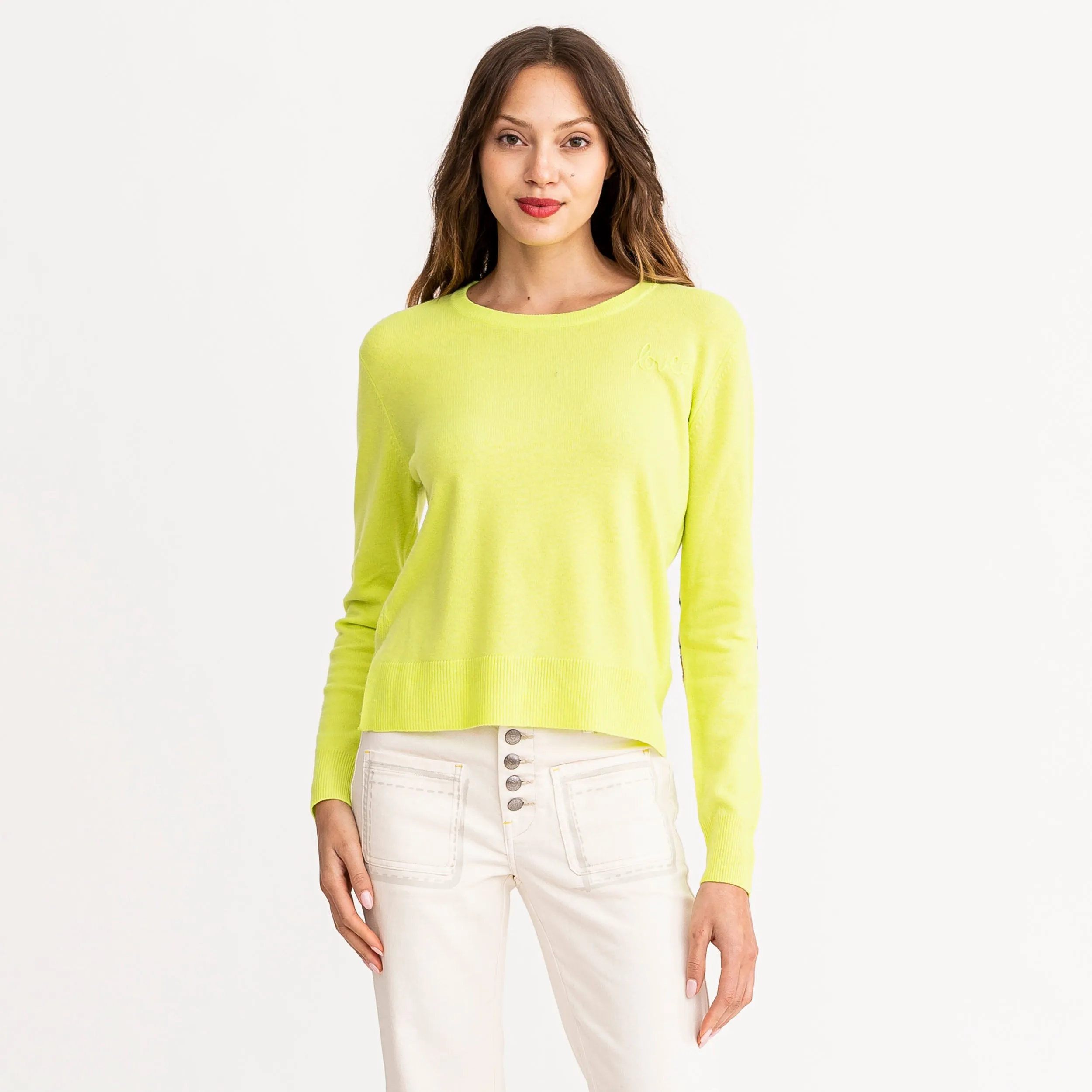 Patchwork Pullover Neon