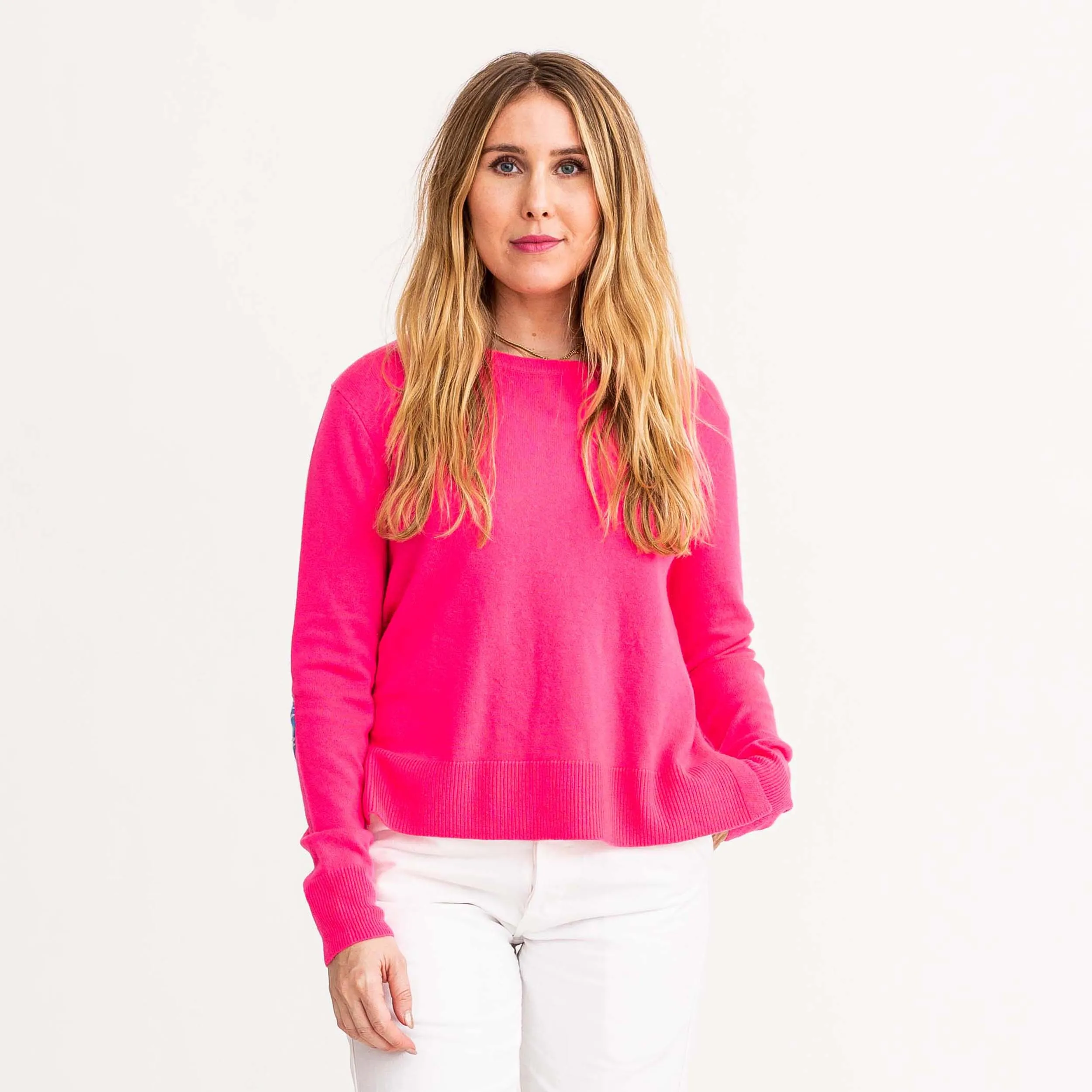 Patchwork Pullover Neon