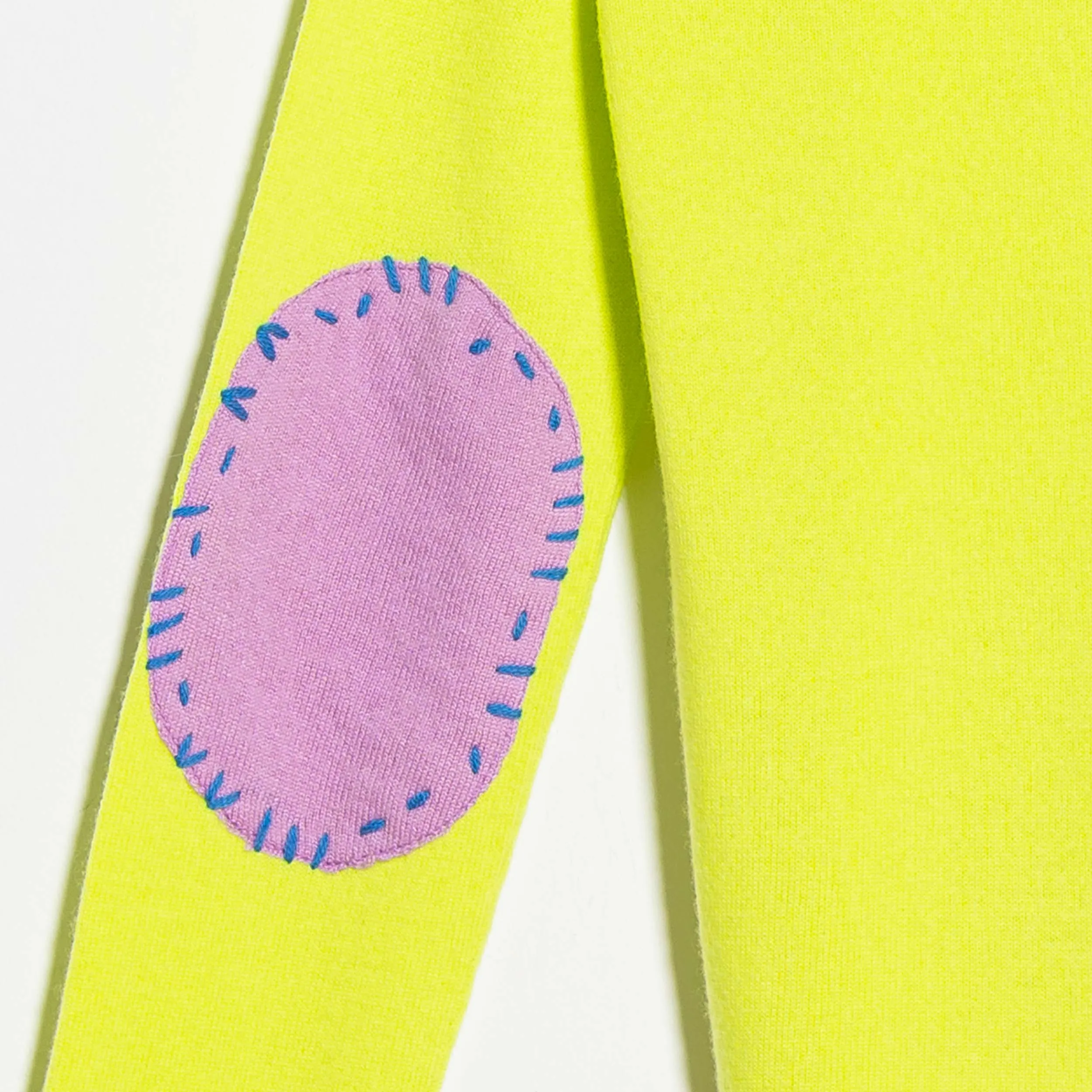 Patchwork Pullover Neon