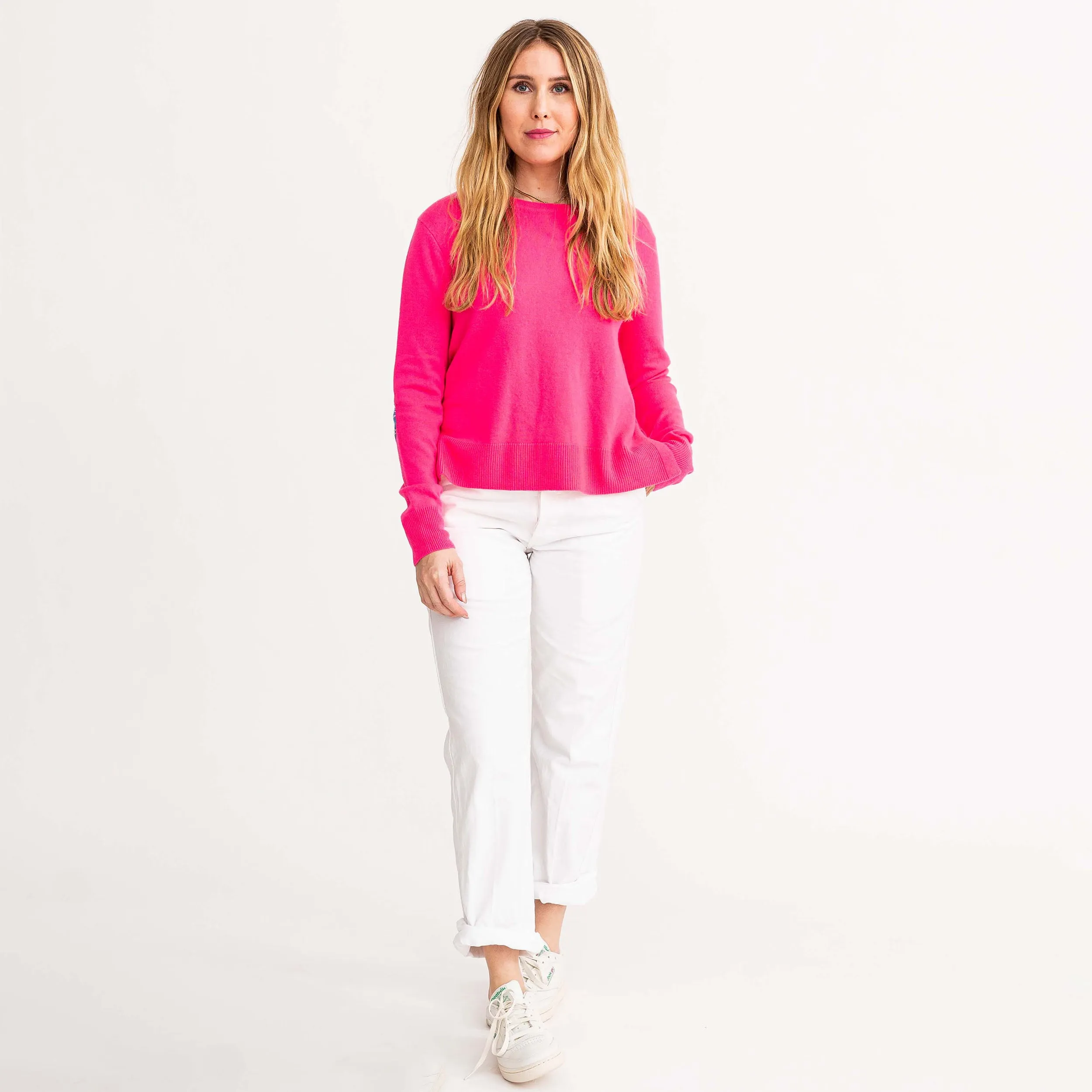 Patchwork Pullover Neon