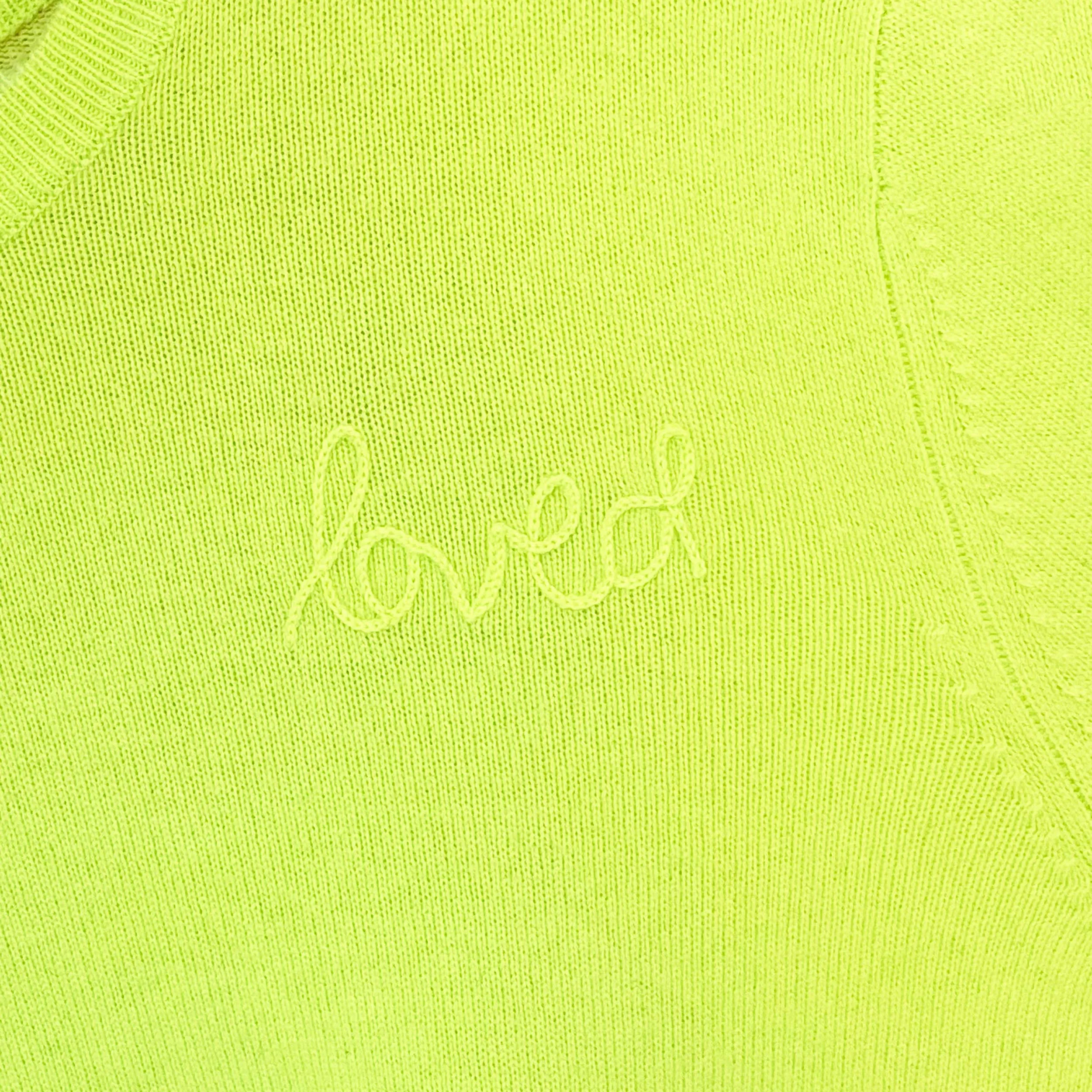 Patchwork Pullover Neon