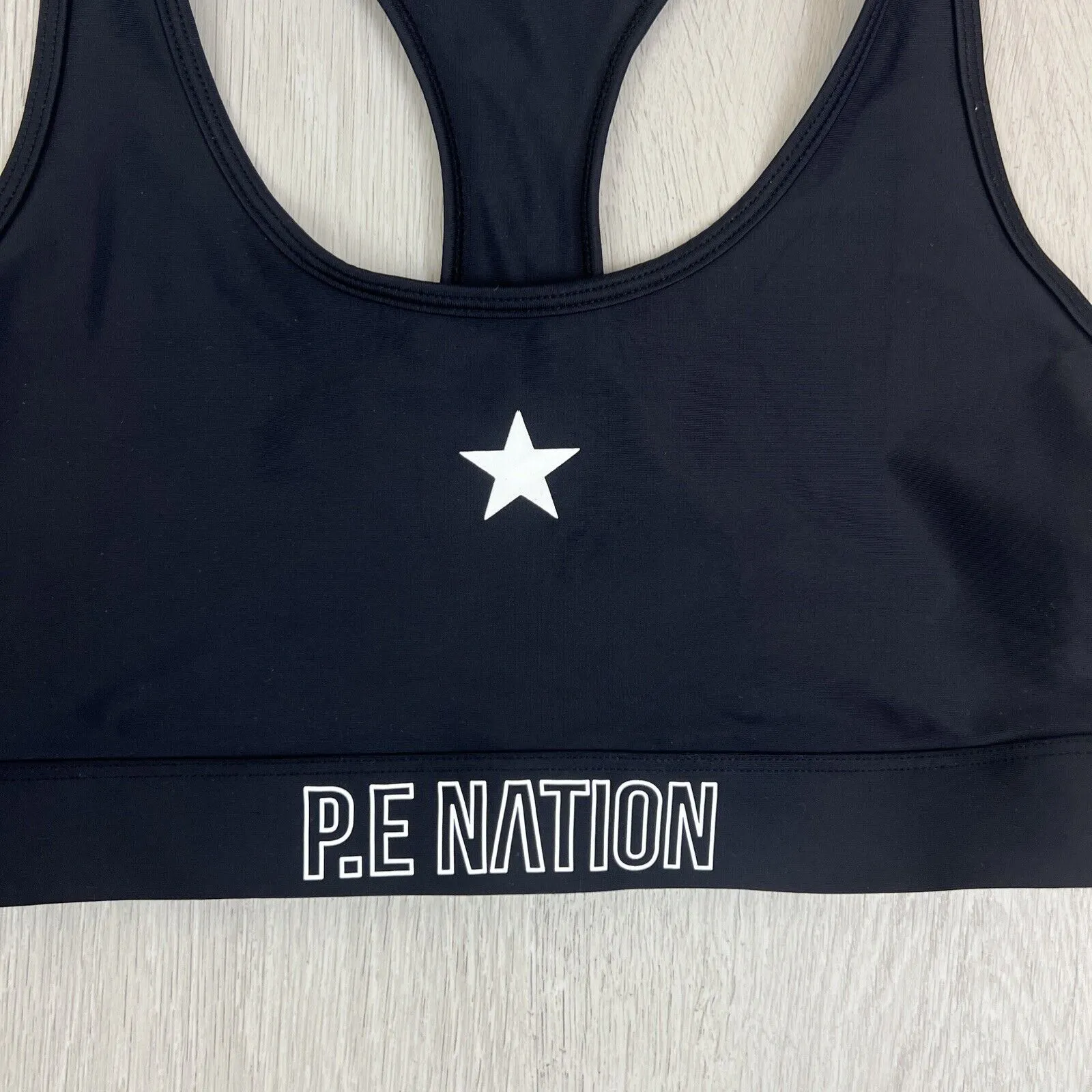 P.E Womens Black Activewear set Size Small approx