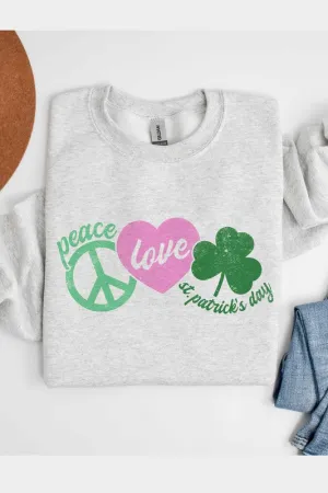 PEACE LOVE LUCK SWEATSHIRT