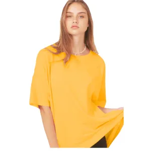 Peach Blossom Solid Oversized T-Shirt
