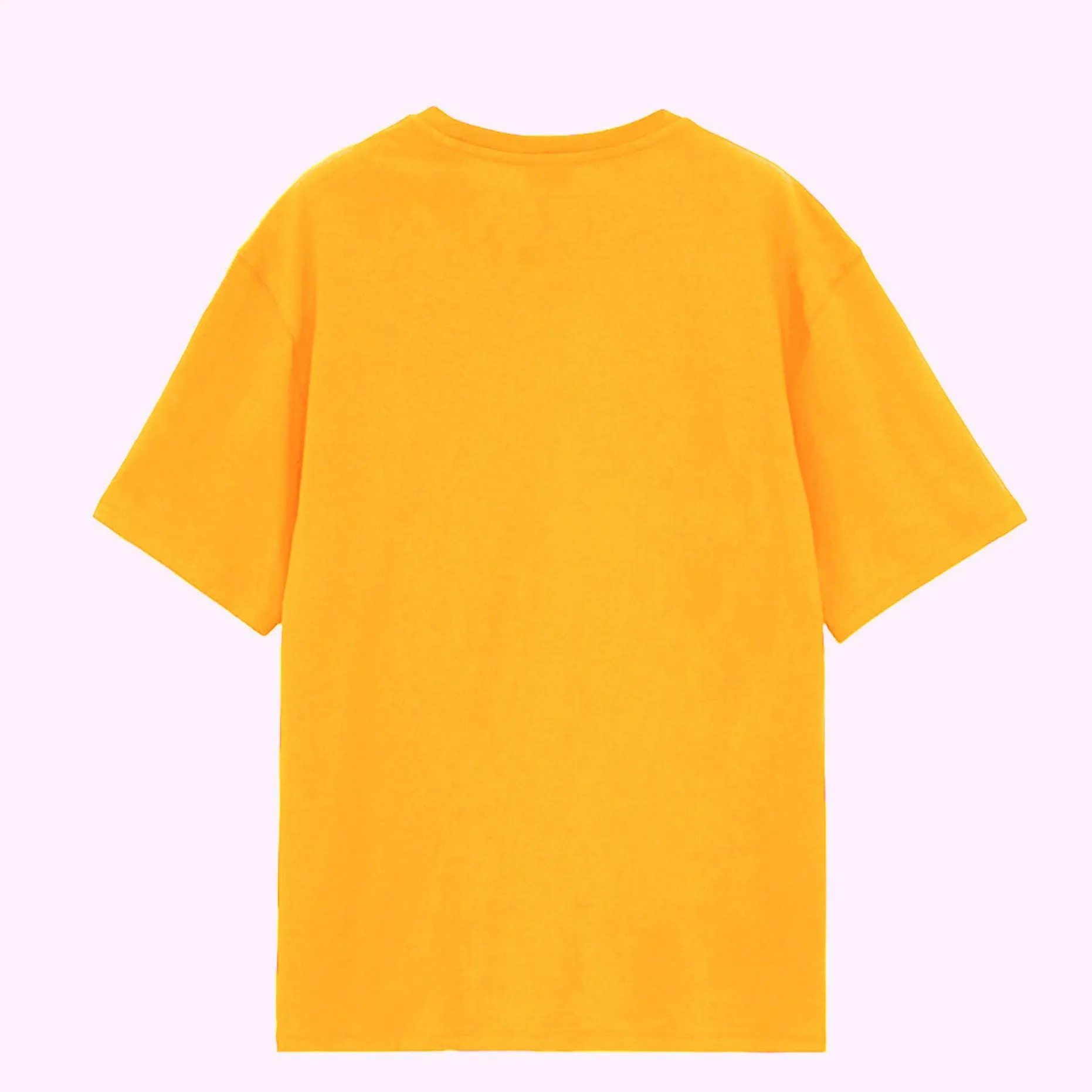 Peach Blossom Solid Oversized T-Shirt