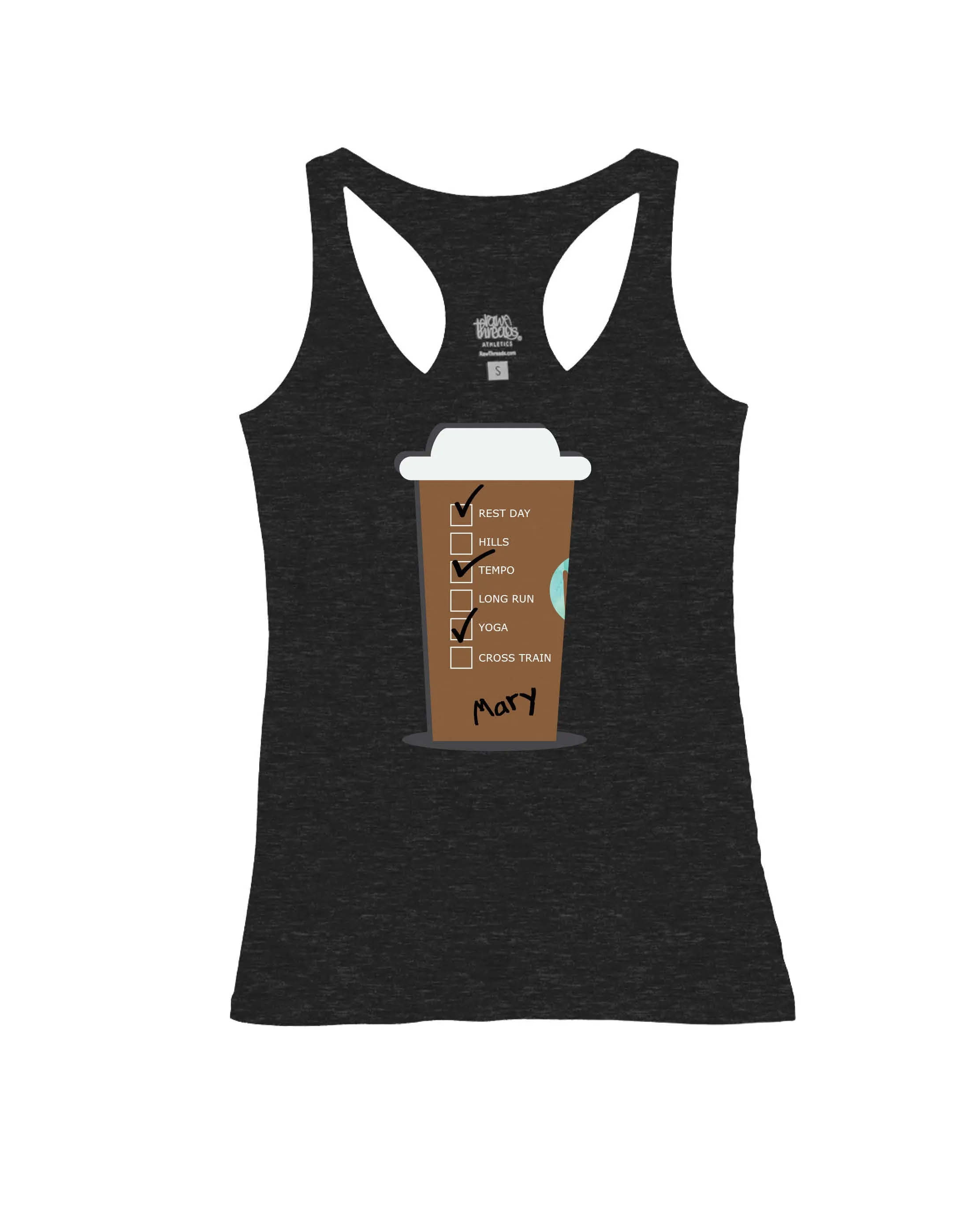 Personalized Giant Hot Coffee Cup (Distances)