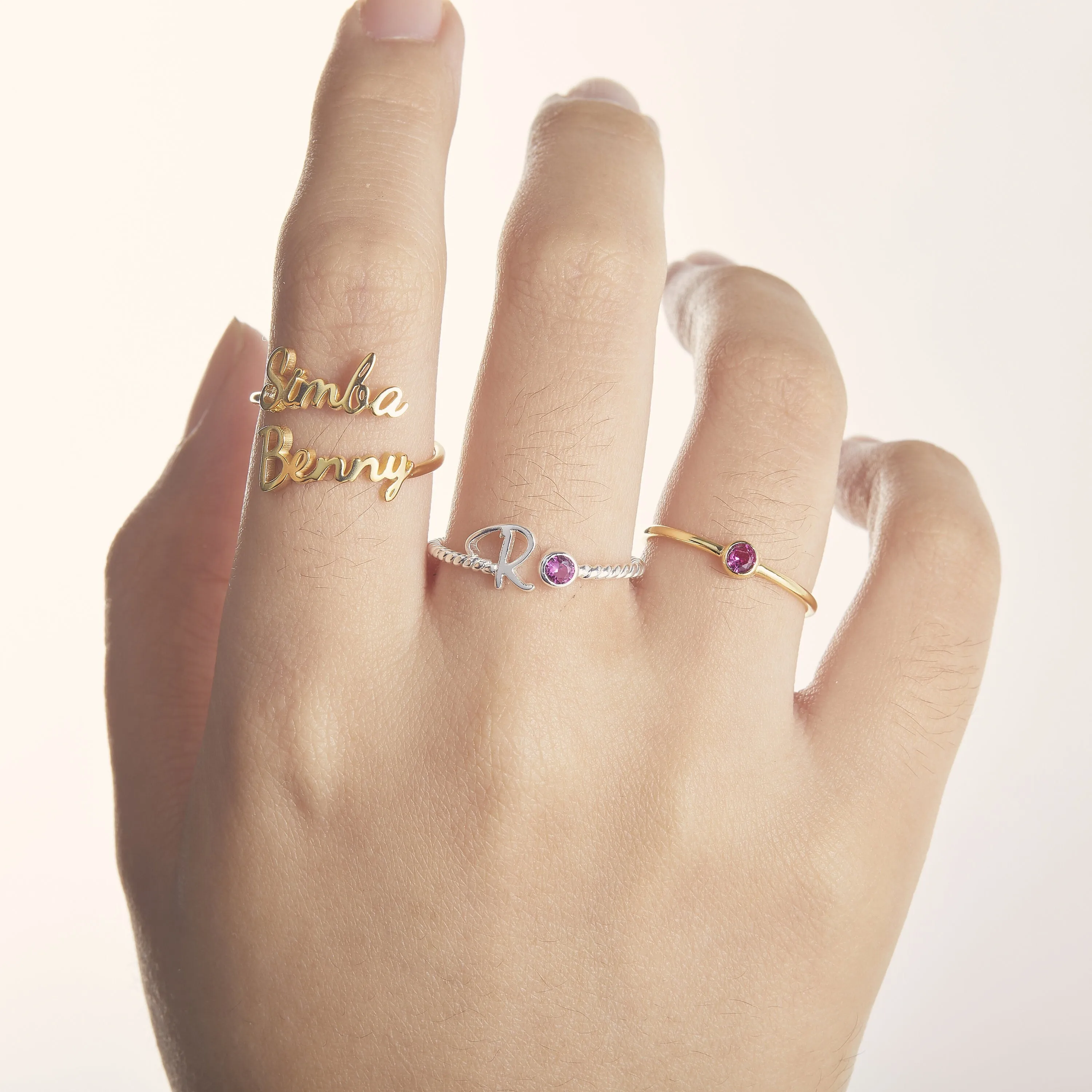 Personalized Name Ring