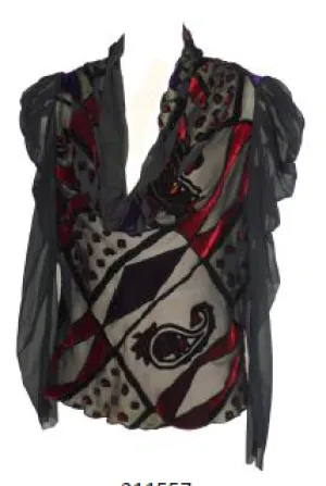 Picasso Cowl Blouse