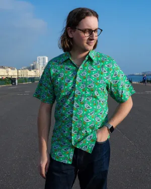 Pigeon Stars Short Sleeve Shirt