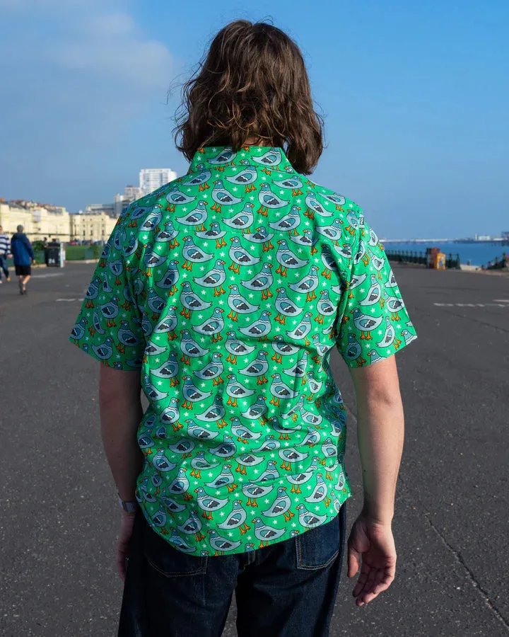 Pigeon Stars Short Sleeve Shirt