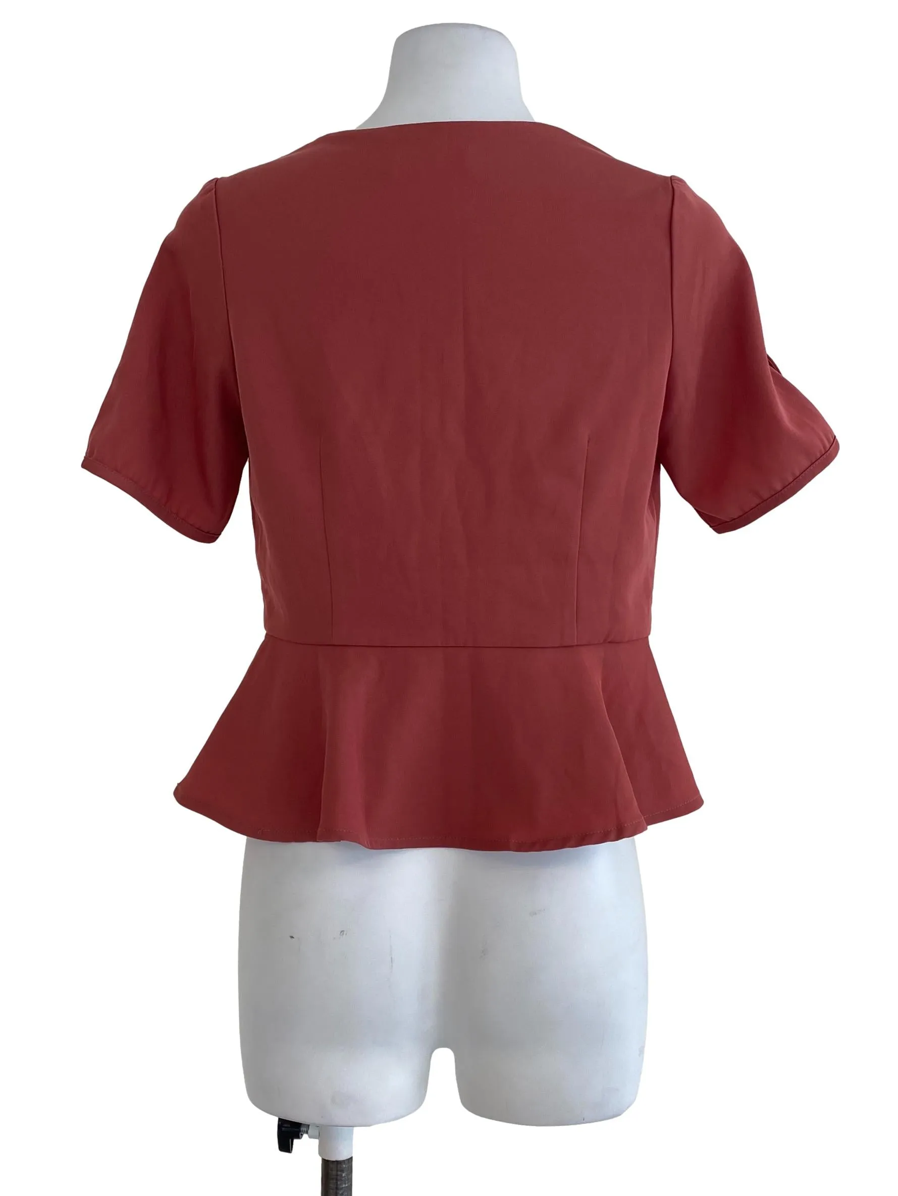 Pink Button Top